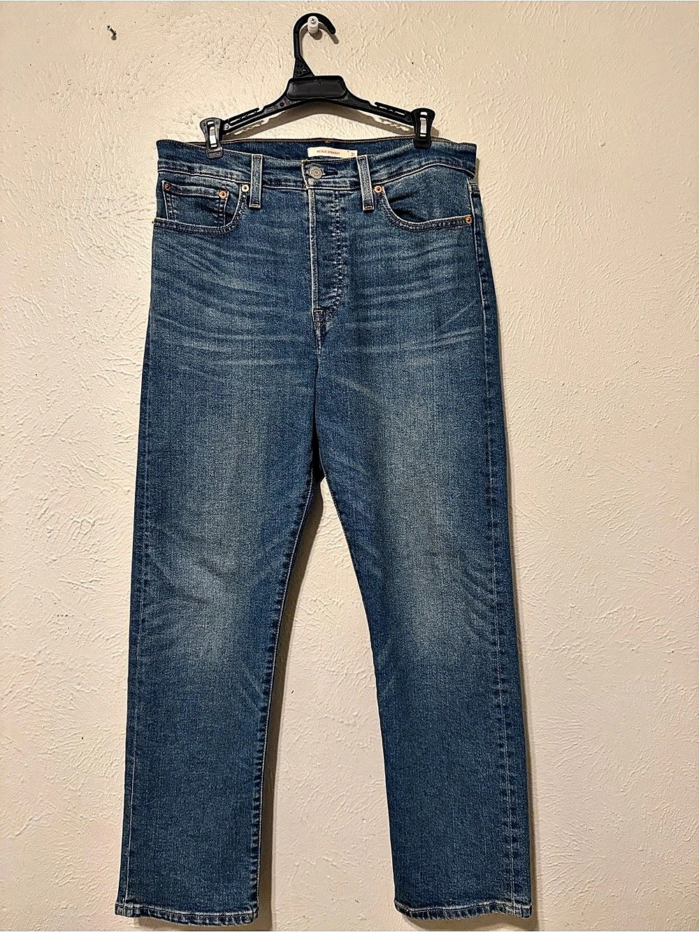 Levi's 501 Original Cropped Jeans Women's Straight Leg Blue